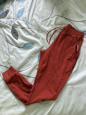 Orange Alphalete Joggers